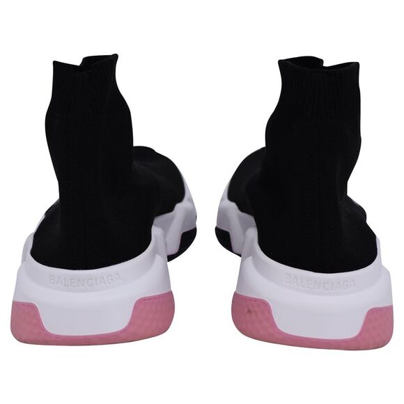 Balenciaga Speed Trainers in Black Polyester - Picture 4 of 9